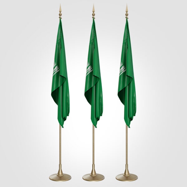 علم المملكة العربية السعودية داخلي قماش منسدل